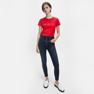 Calvin Klein dámské červené triko - S (XME)